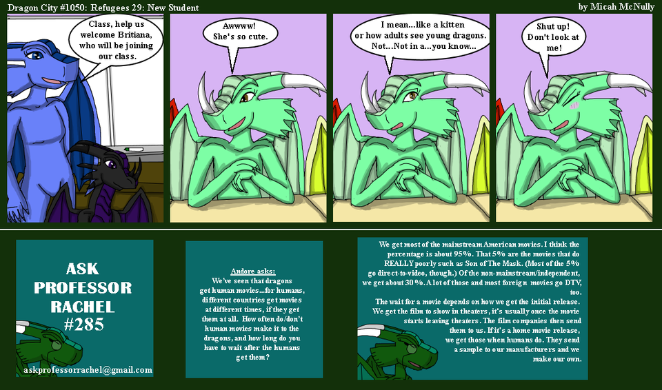 1050. Refugees 29: New Student (With Ask Professor Rachel #285)