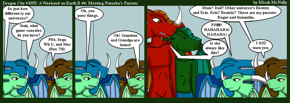1055. A Weekend on Earth B #4: Meet Natasha's Parents
