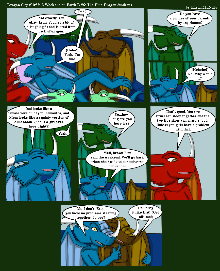 1057: A Weekend on Earth B #6: The Blue Dragon Awakens