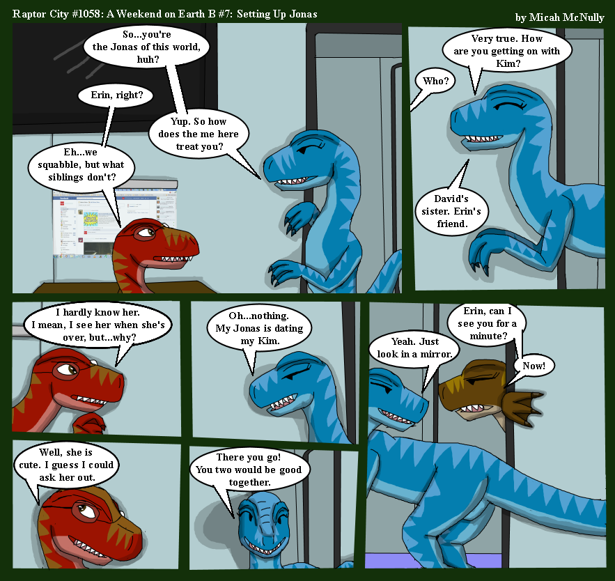 1058: A Weekend on Earth B #7: Setting Up Jonas