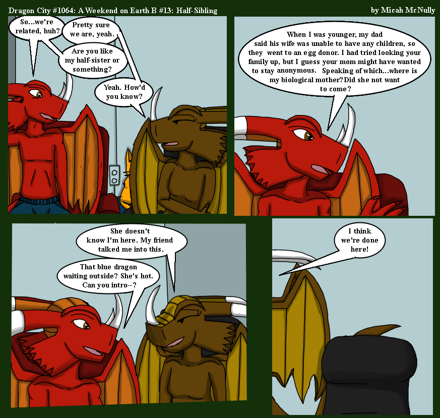 1064. A Weekend on Earth B #13: Half-Siblings