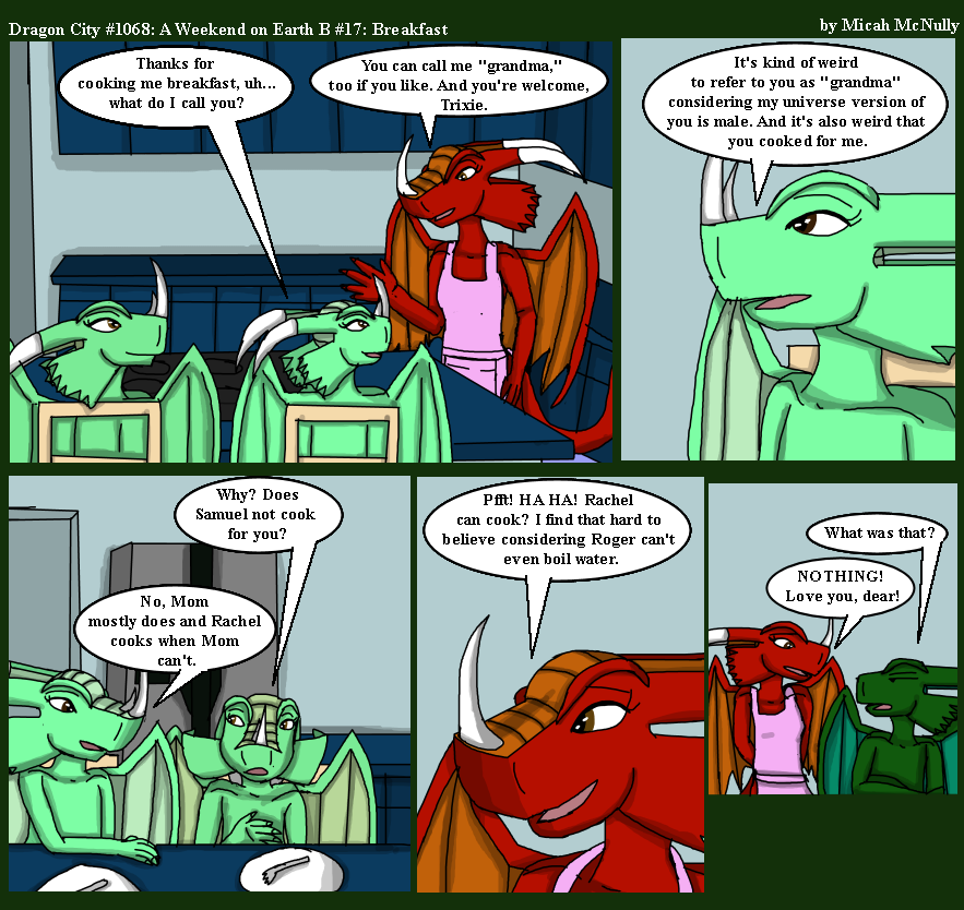 1068. A Weekend on Earth B #17: Breakfast