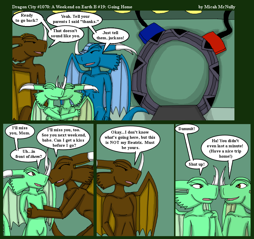 1070. A Weekend on Earth B #19: Going Home