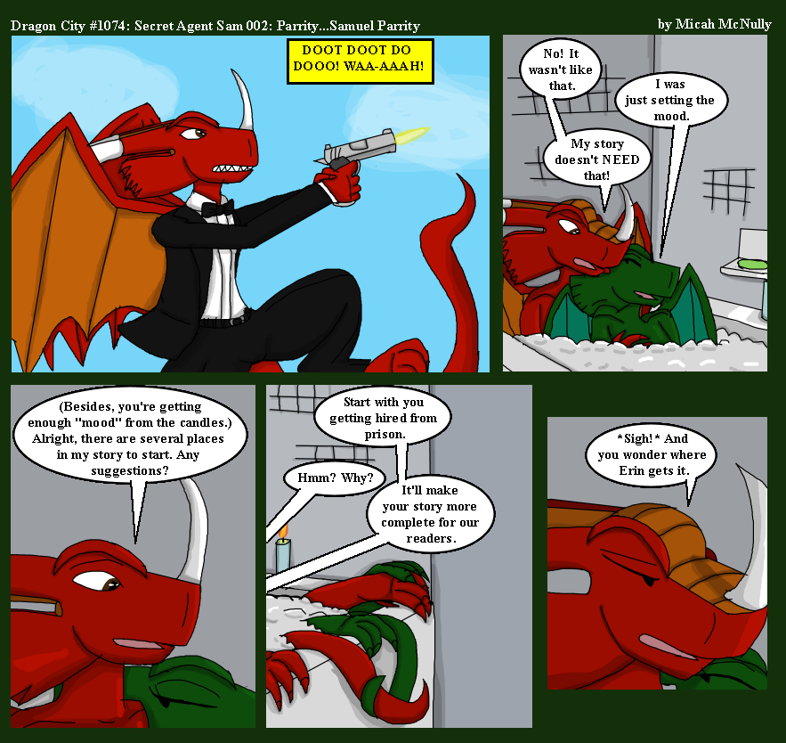 1074. Secret Agent Sam 002: Parrity...Samuel Parrity