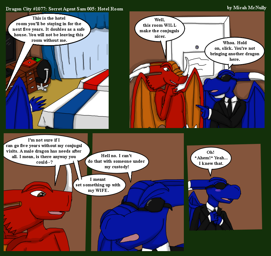 1077. Secret Agent Sam 005: Hotel Room