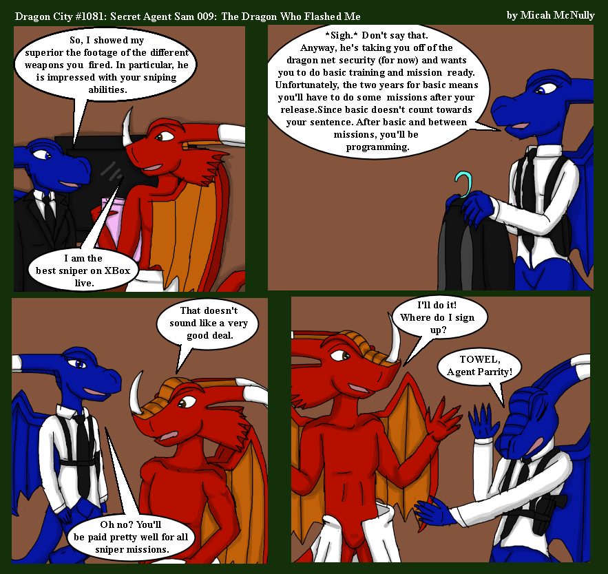 1081. Secret Agent Sam 009: The Dragon Who Flashed Me