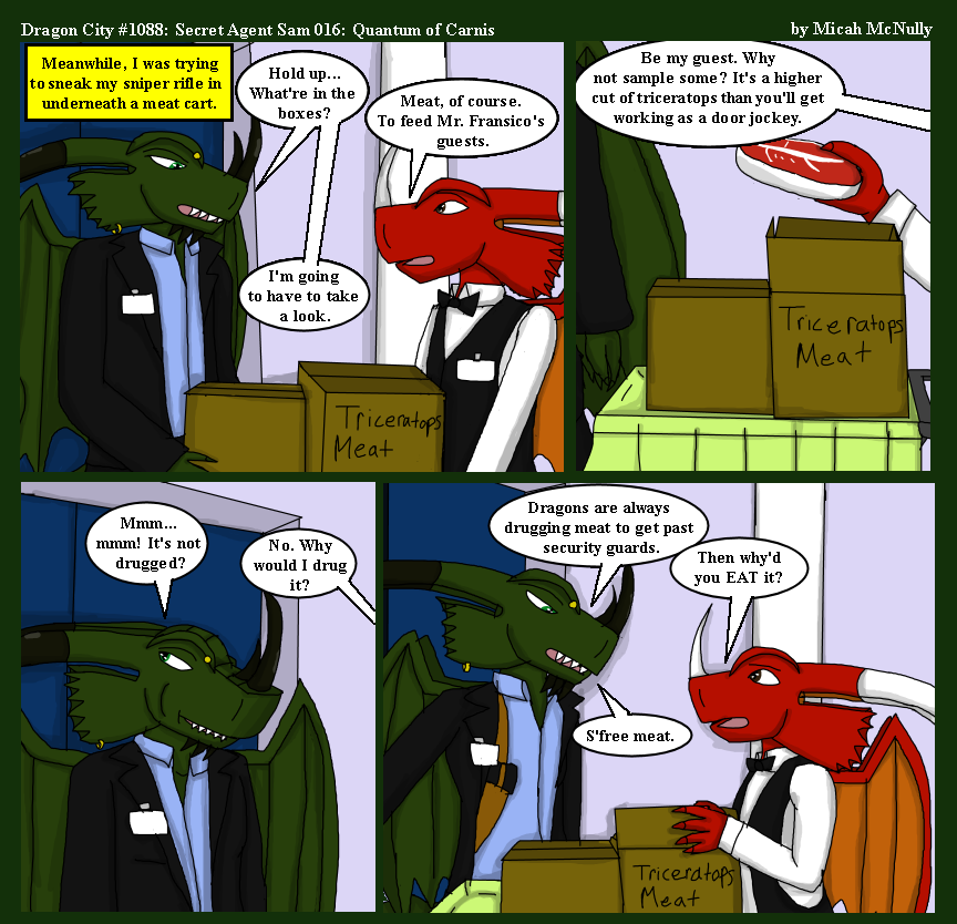 1088. Secret Agent Sam 016: Quantum of Carnis