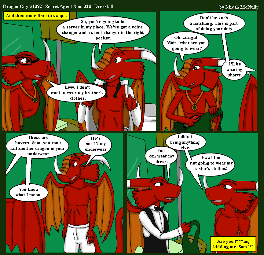 1092. Secret Agent Sam 020: Dressfall