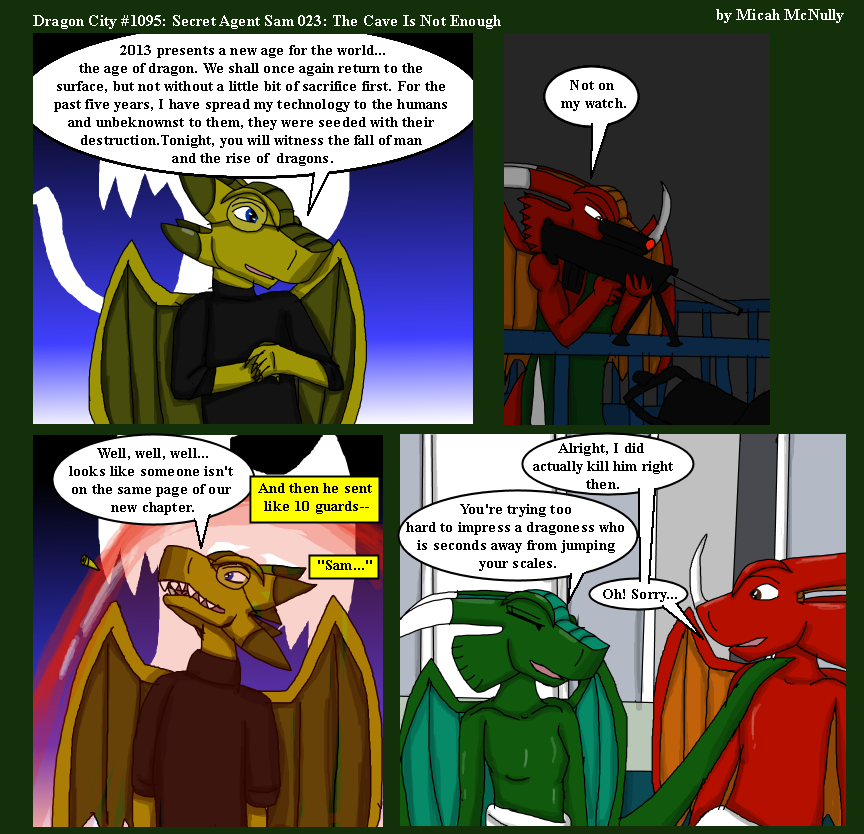 1095. Secret Agent Sam 023: The Cave Is Not Enough