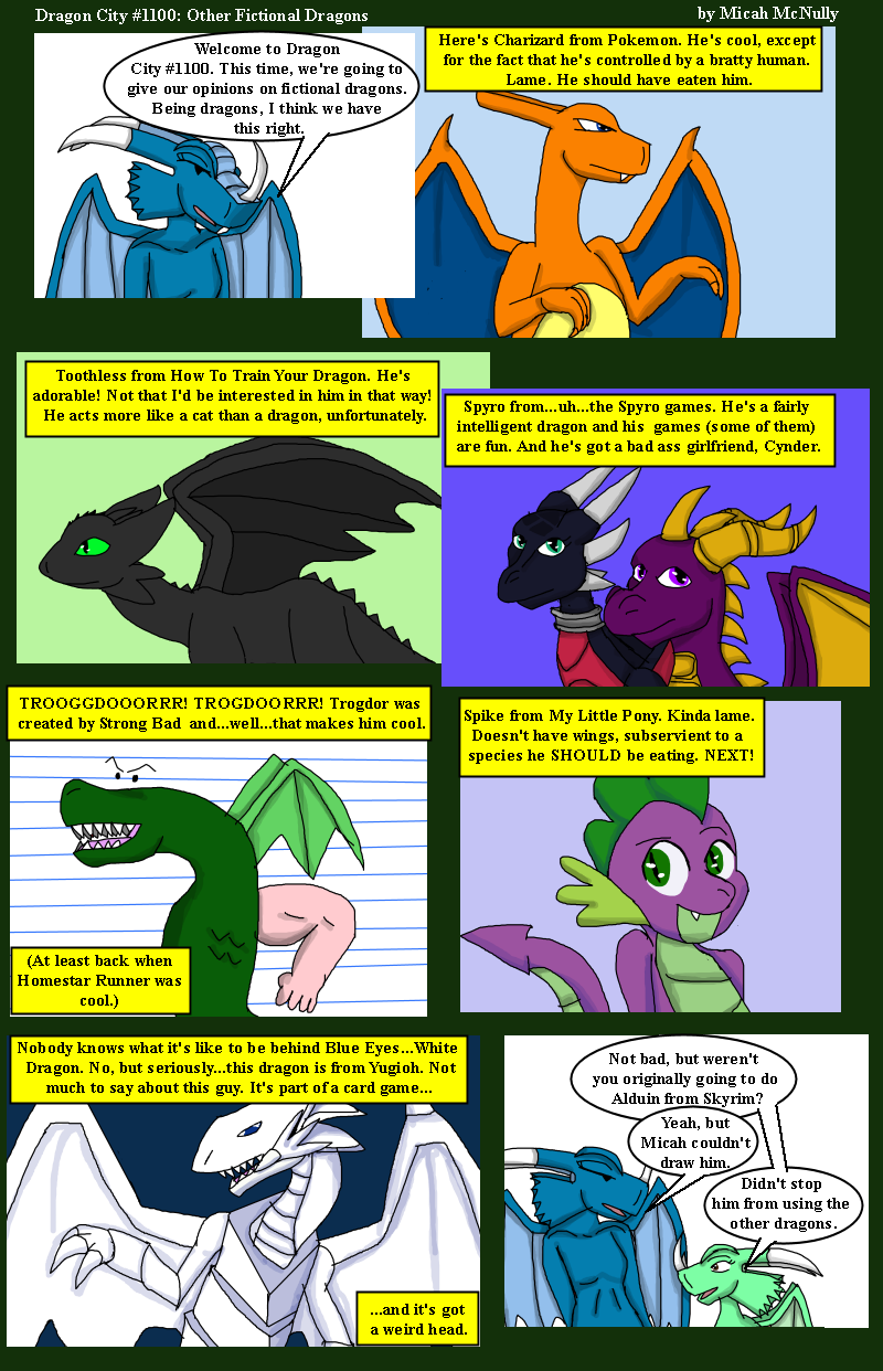 1100. Other Fictional Dragons