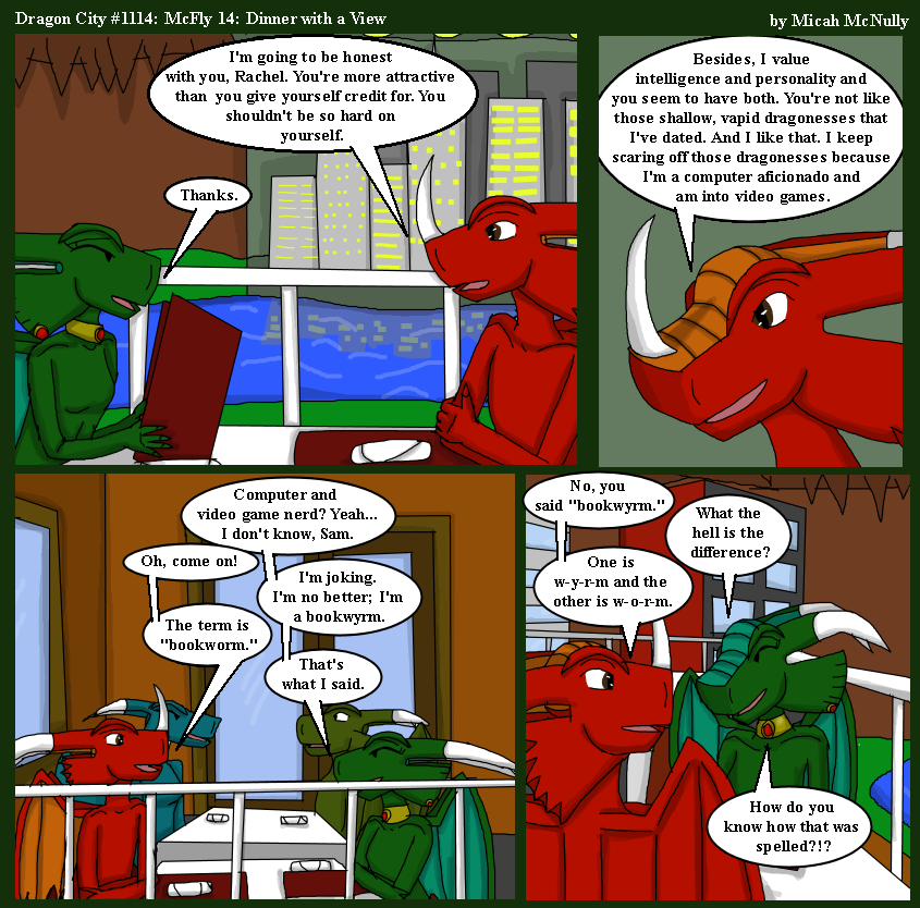 1114. McFly 14: Dinner with a View