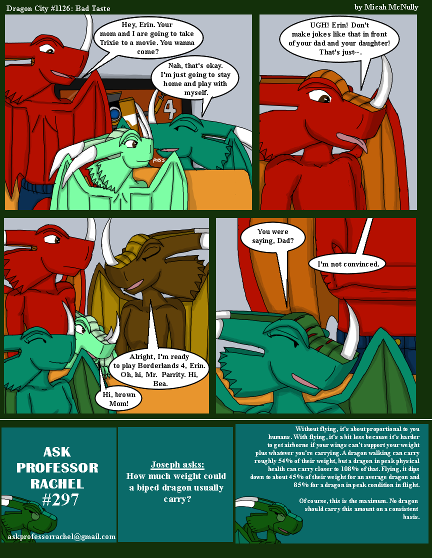 1126. Bad Taste (With Ask Professor Rachel #297)