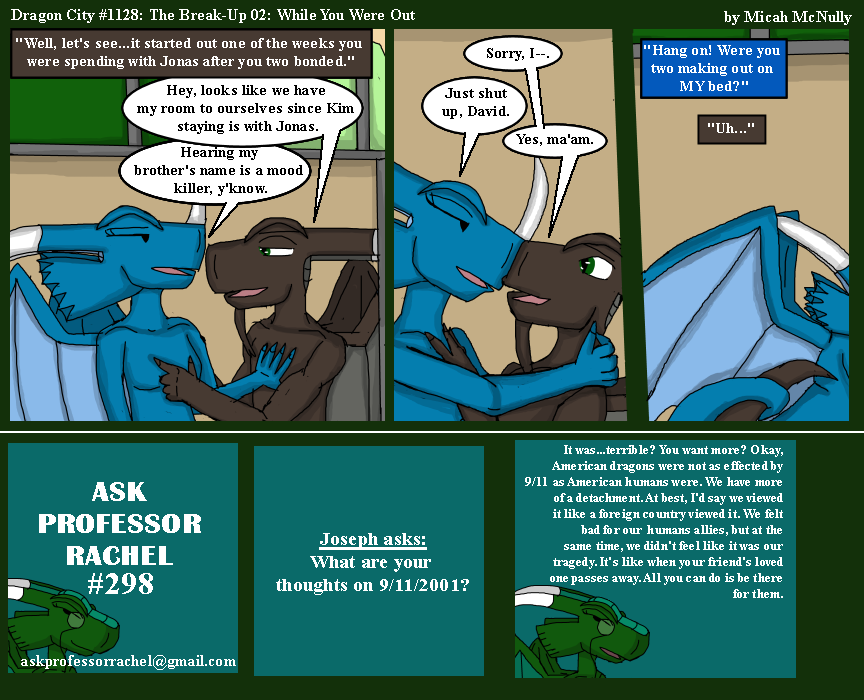 1128. The Break-Up 02: While You Were Out (With Ask Professor Rachel #298)