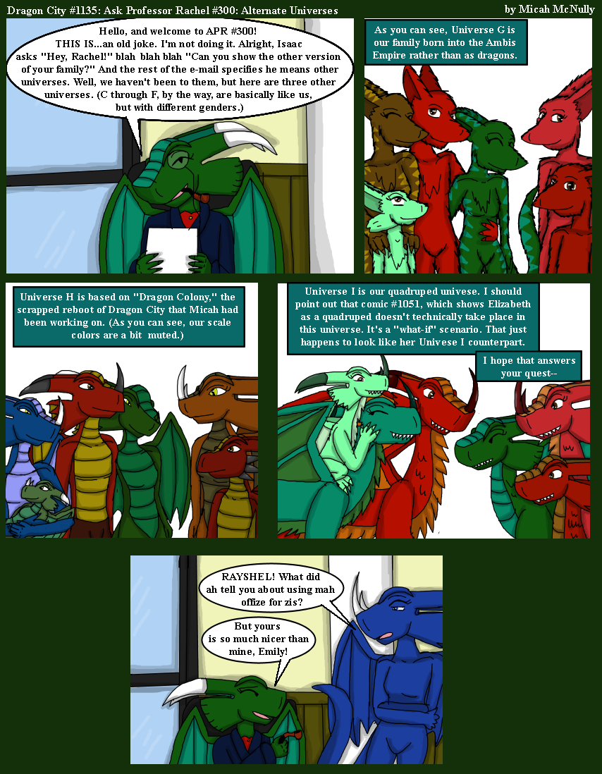 1135. Ask Professor Rachel #300: Alternate Universes