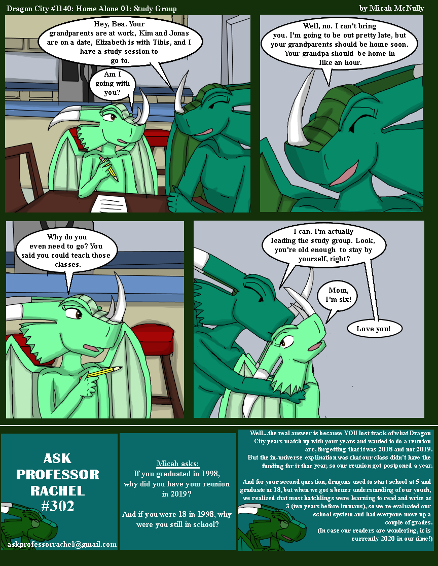 1140. Home Alone 01: Study Group (With Ask Professor Rachel 302)