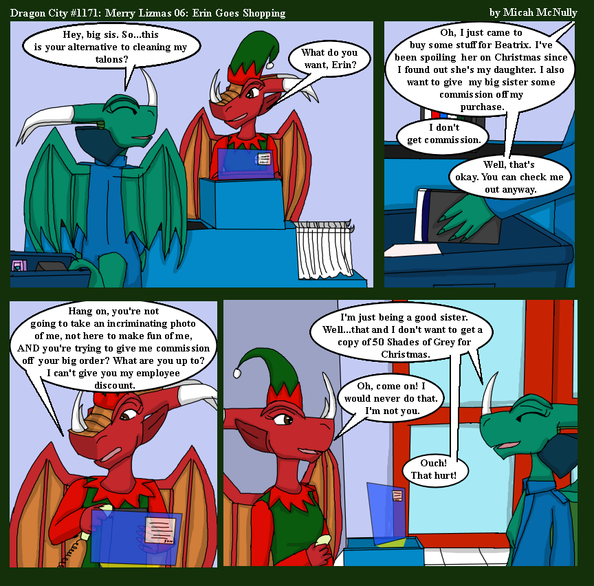 1171. Merry Lizmas 06: Erin Goes Shopping