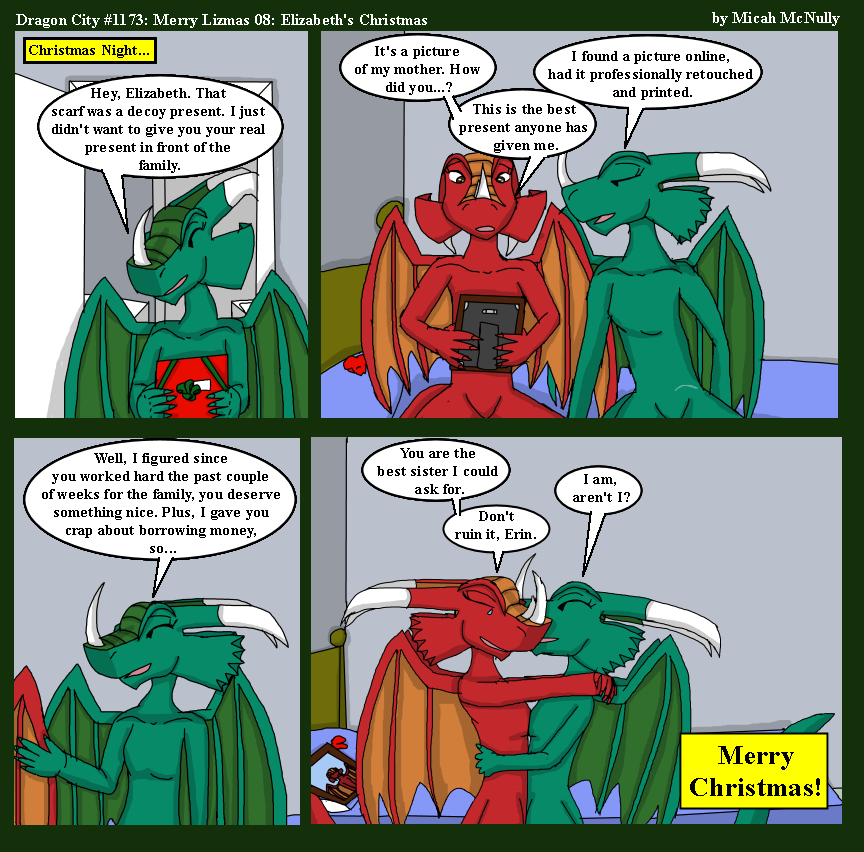1173. Merry Lizmas 08: Elizabeth's Christmas