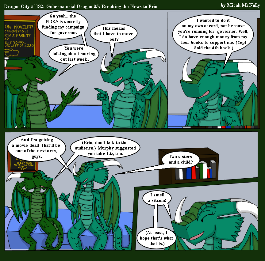 1182. Gubernatorial Dragon 05: Breaking the News to Erin