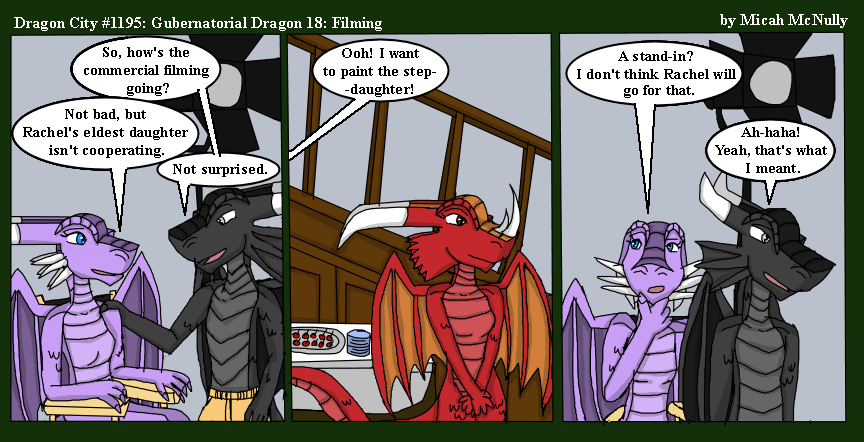 1195. Gubernatorial Dragon 18: Filming