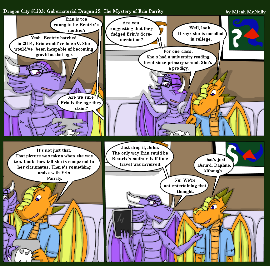 1203. Gubernatorial Dragon 25: The Mystery of Erin Parrity