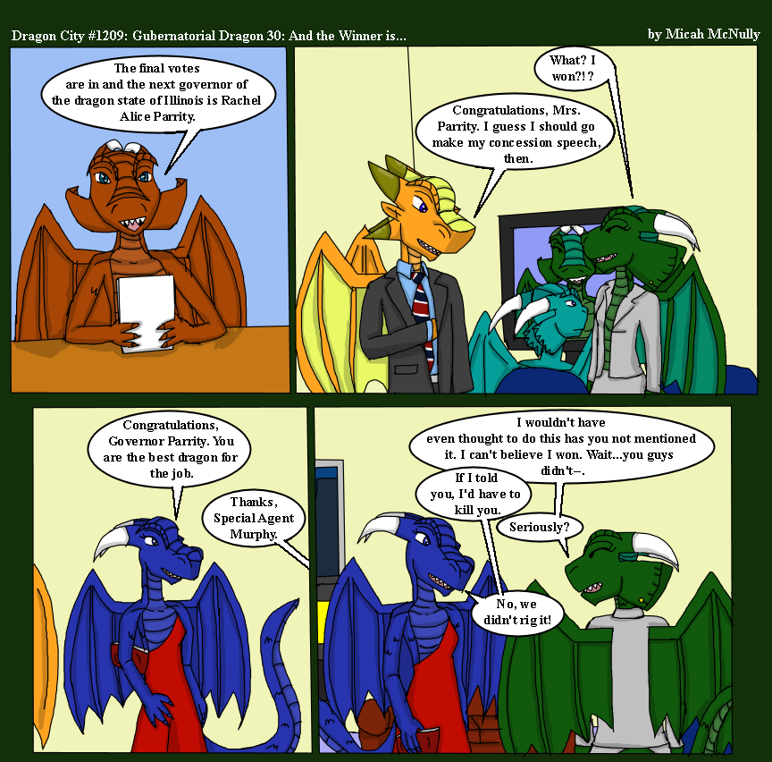 1209. Gubernatorial Dragon 30: And the Winner is...