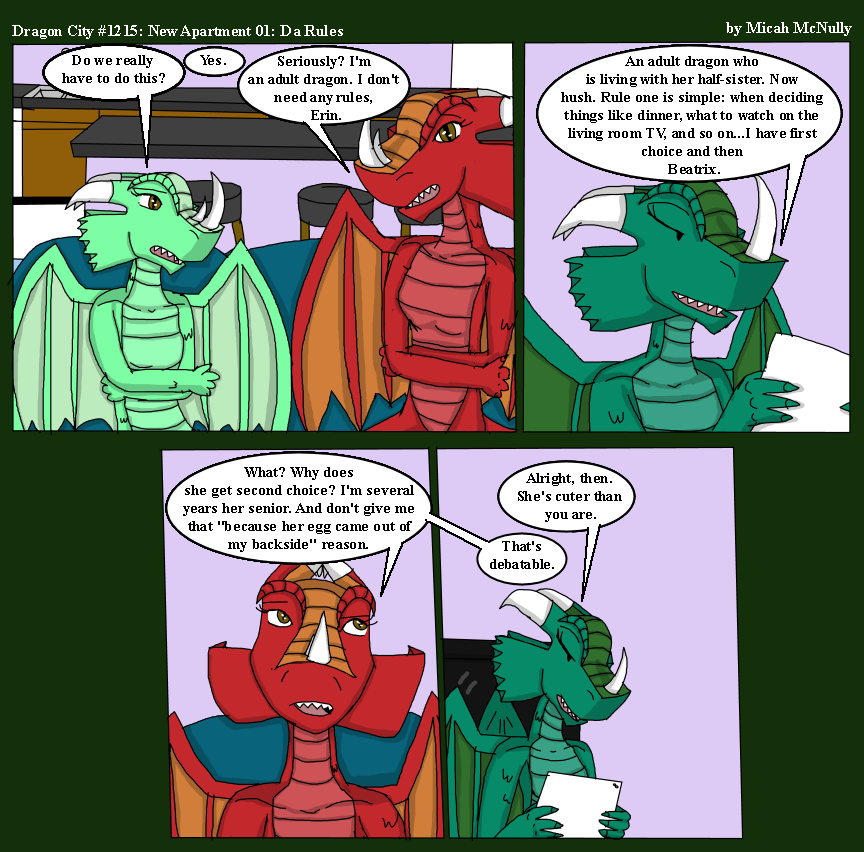 1215. New Apartment 01: Da Rules