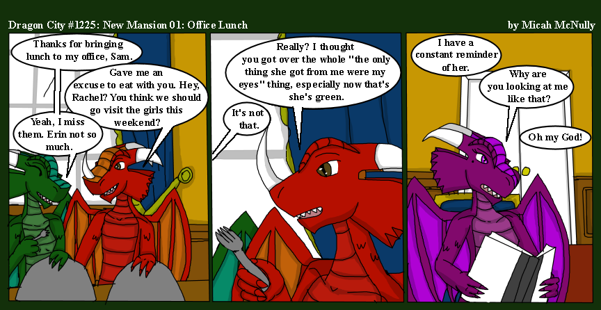 1225. New Mansion 01: Office Lunch