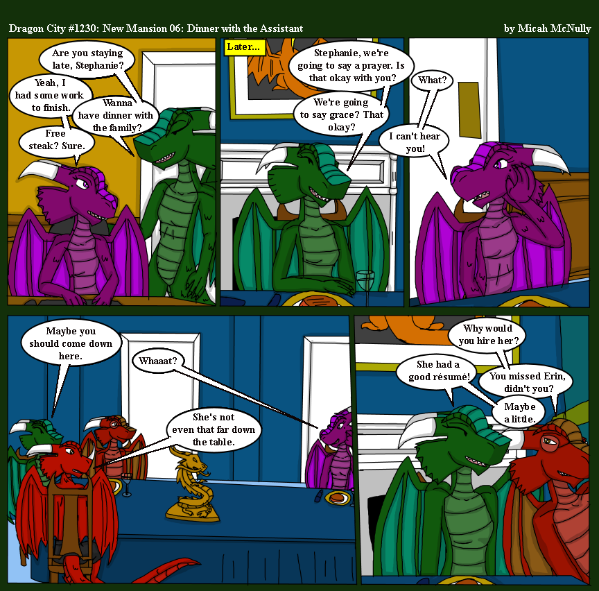 1230. New Mansion 06: Dinner with the Assistant