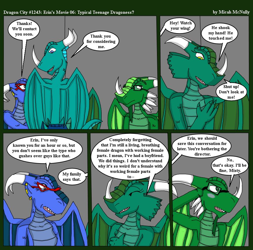 1243. Erin's Movie 06: Typical Teenage Dragoness?