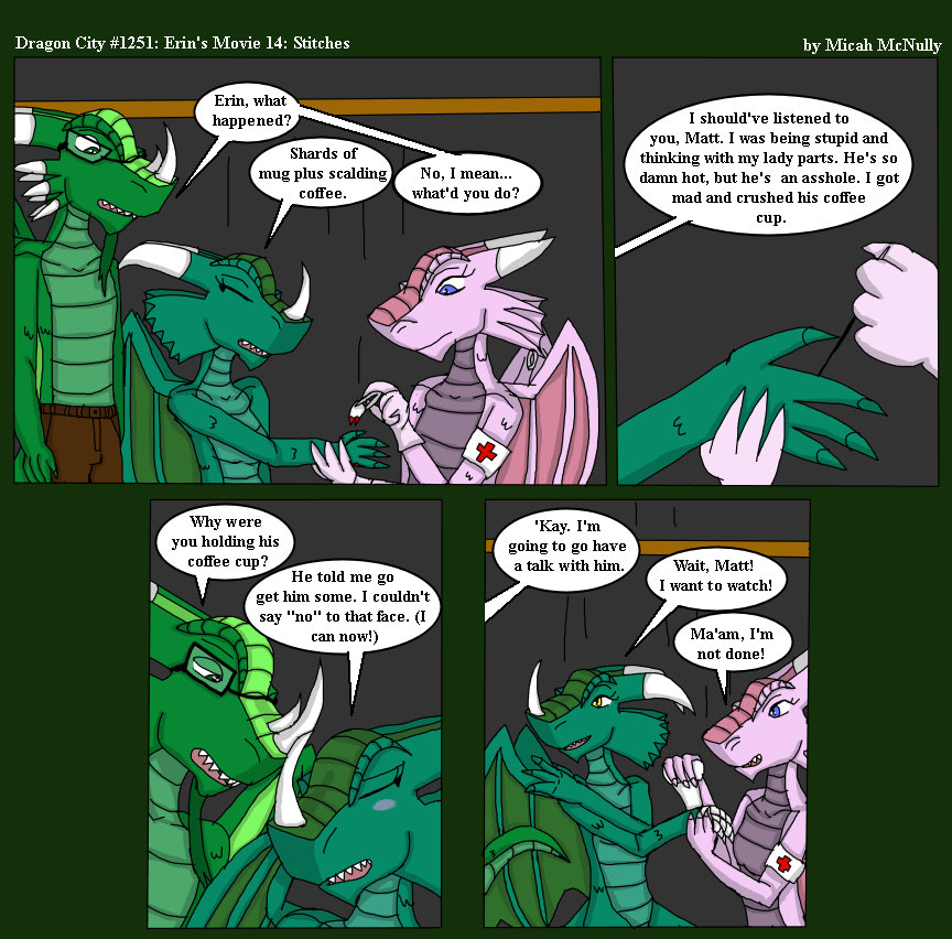 1251: Erin's Movie 14: Stitches