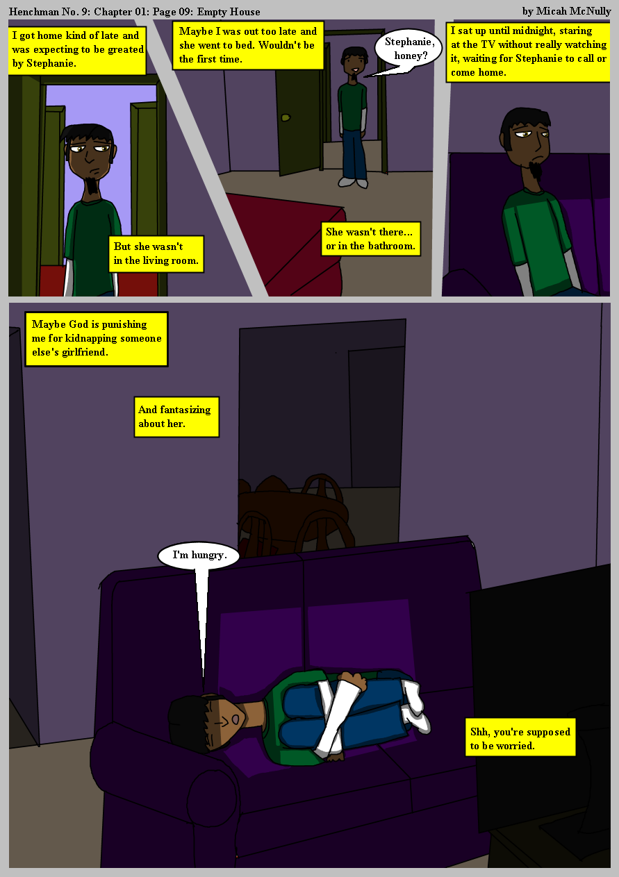 Chapter One: Page 09: Empty House