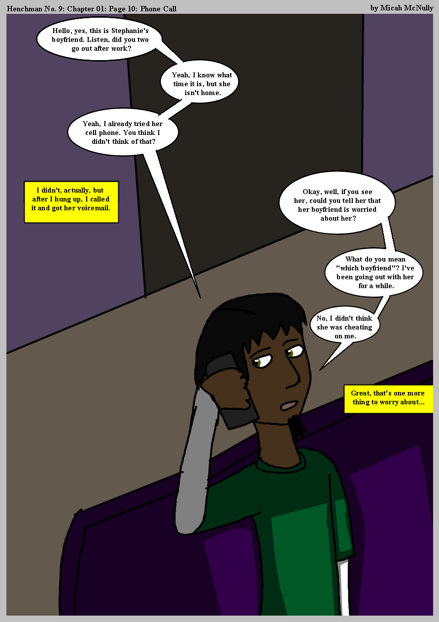 Chapter One: Page 10: Phone Call