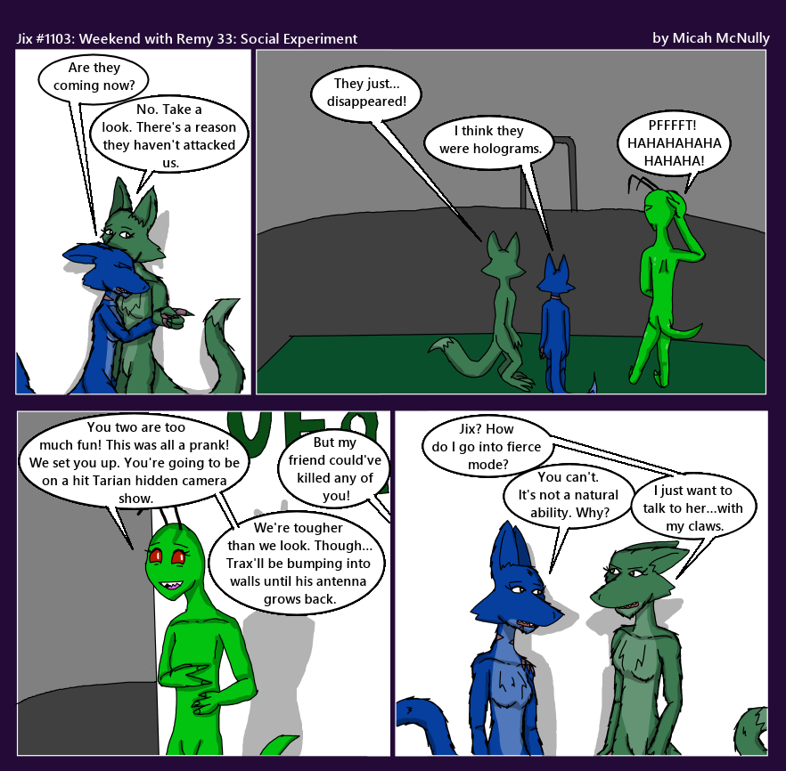 1103. Weekend with Remy 33: Social Experiment