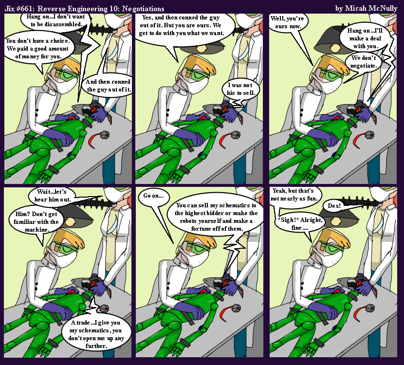 661. Reverse Engineering 10: Negotiations
