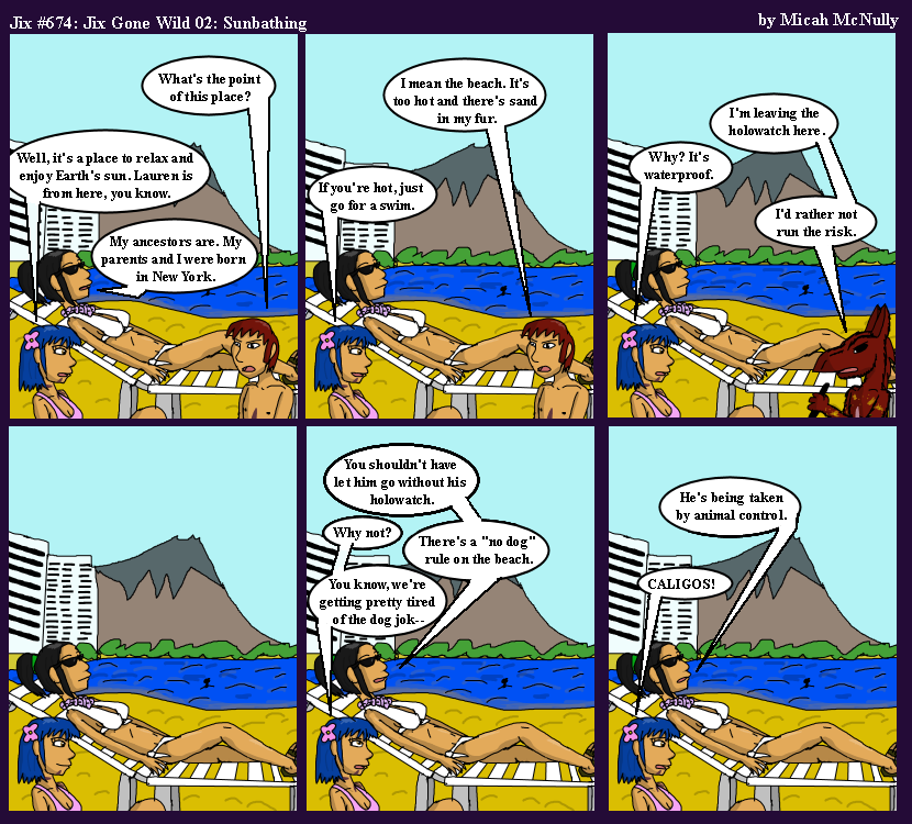 674. Jix Gone Wild 02: Sunbathing