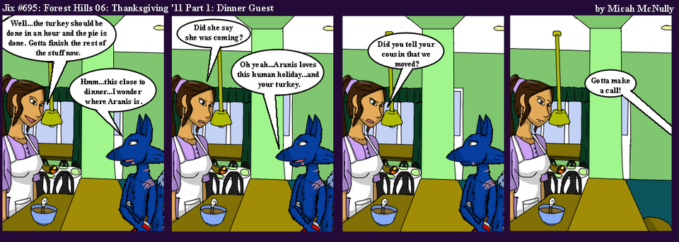 695. Forest Hills 06: Thanksgiving 11 part 1: Dinner Guest