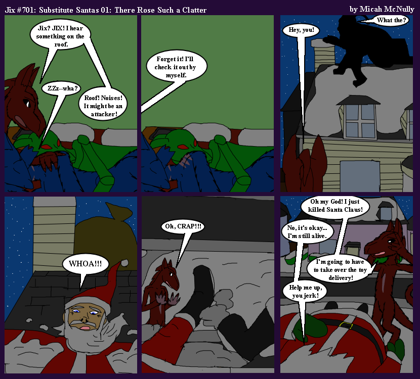 701. Substitute Santas 01: There Rose Such a Clatter