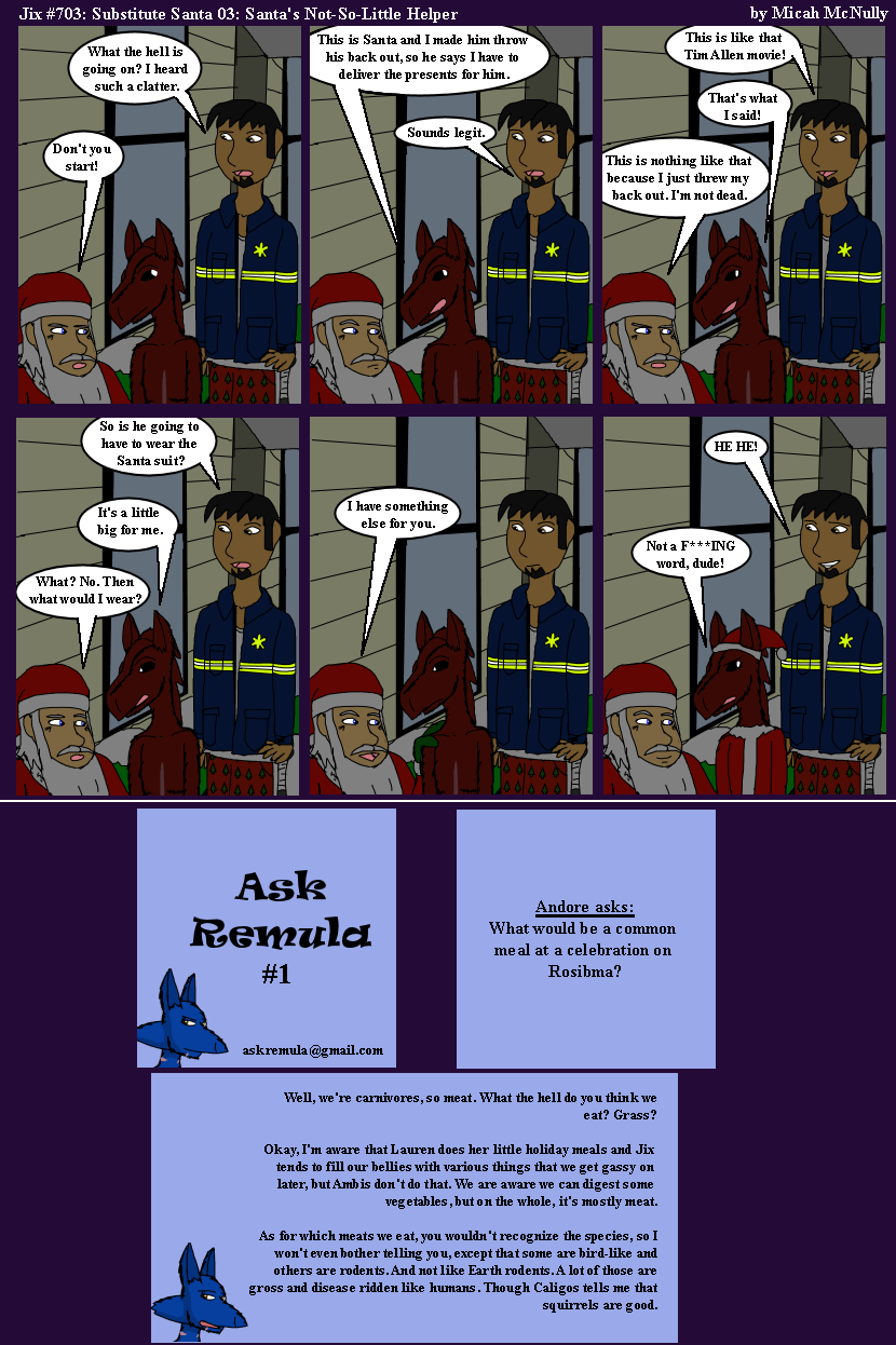 703. Substitute Santas 03: Santa's Not-So-Little Helper (With Ask Remula 01)