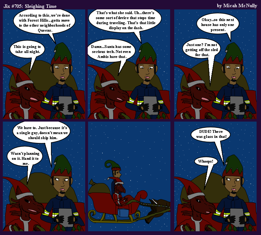 705. Substitute Santas 05: Sleighing Time