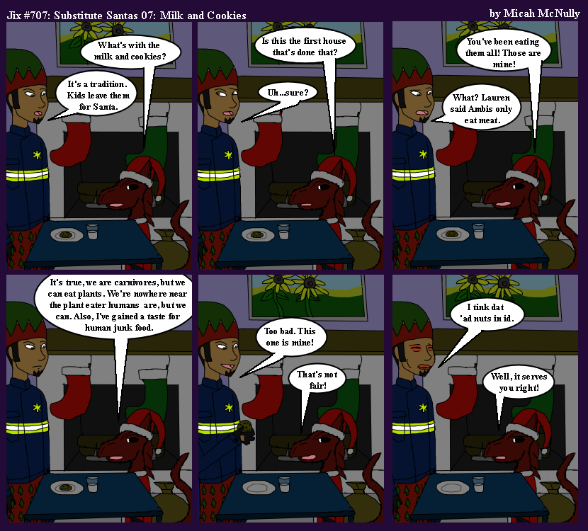 707. Substitute Santas 07: Milk and Cookies