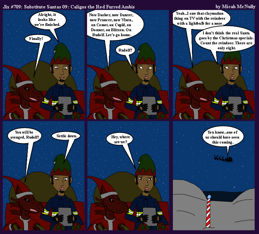 709. Substitute Santas 09: Caligos the Red Furred Ambis