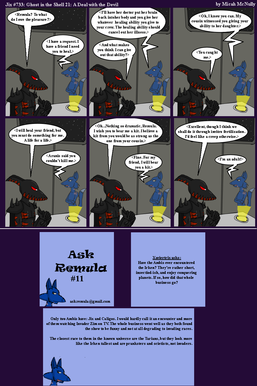 733: Ghost in the Shell 21: A Deal with the Devil (With Ask Remula 11)