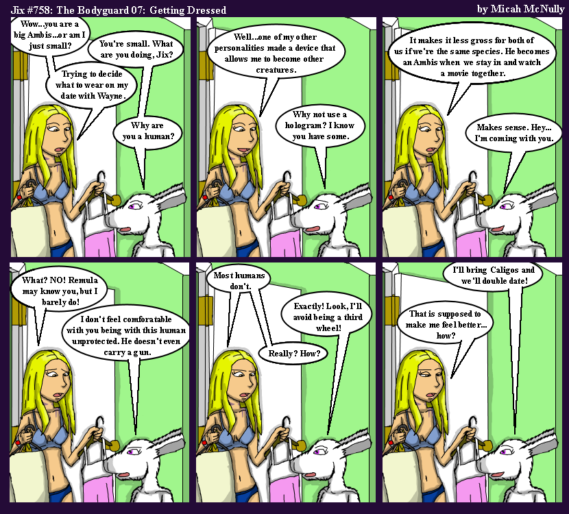 758. The Bodyguard 07: Getting Dressed