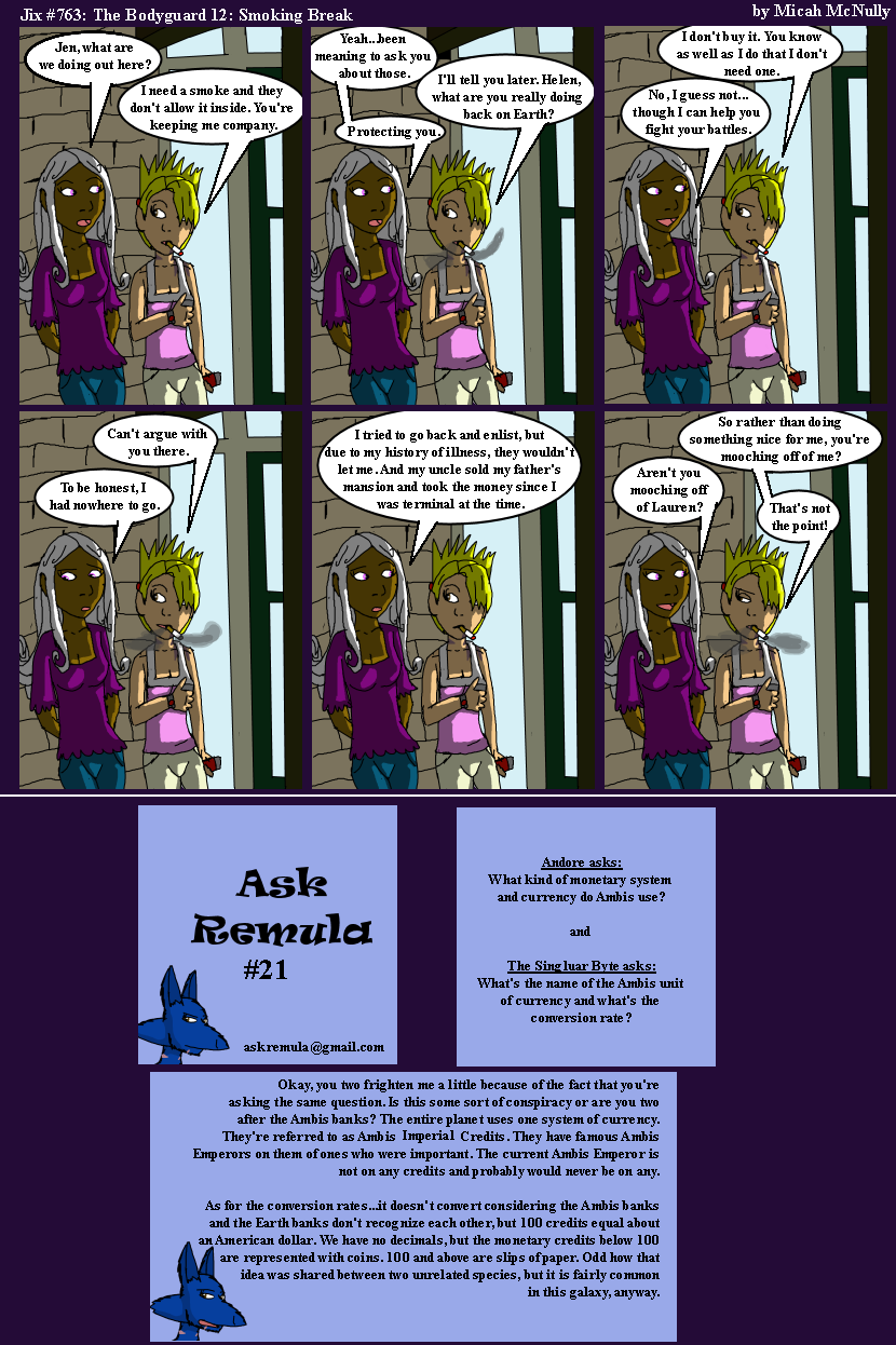 763: The Bodyguard 12: Smoking Break (With Ask Remula 21)