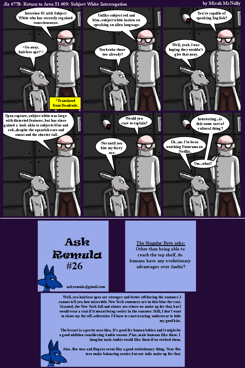778. Return to Area 51 #09: Subject White Interrogation (With Ask Remula 26)