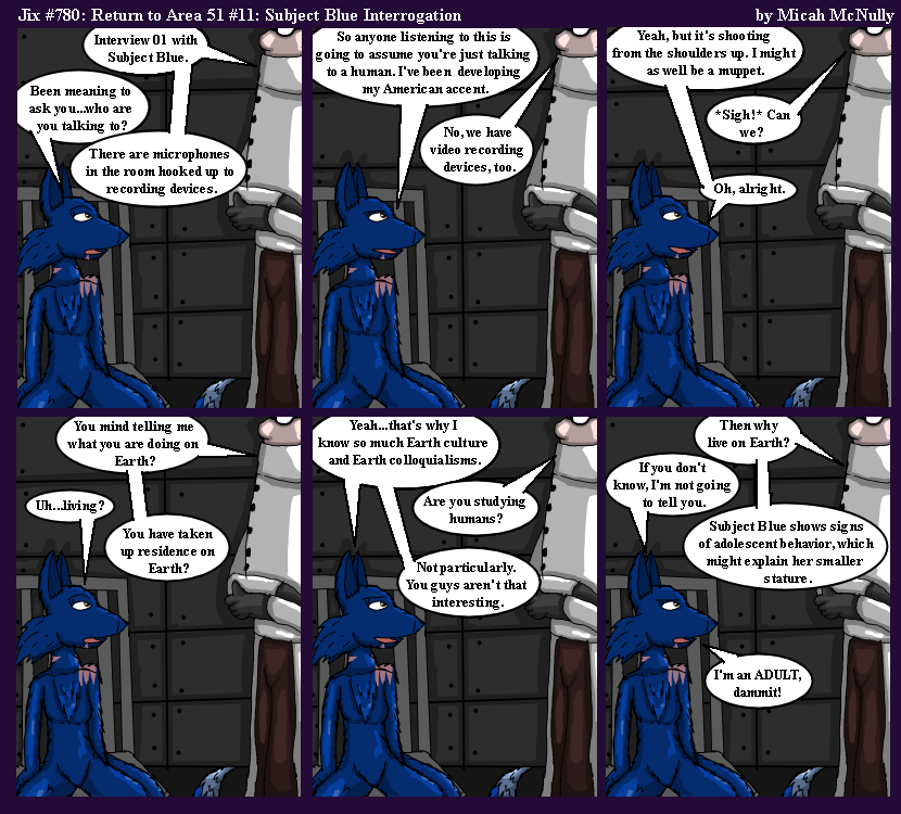 780. Return to Area 51 #11: Subject Blue Interrogation
