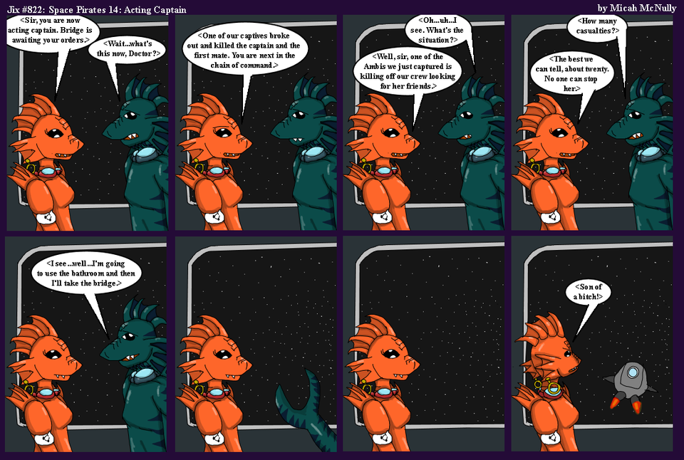 822. Space Pirates 14: Acting Captain