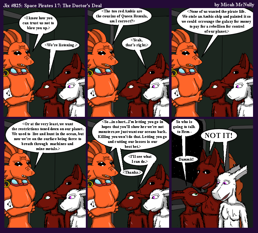 825. Space Pirate 17: The Doctor's Deal