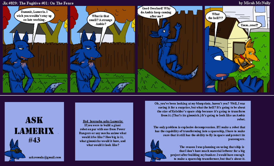 829. The Fugitive 01: On The Fence (With Ask Remula #43)