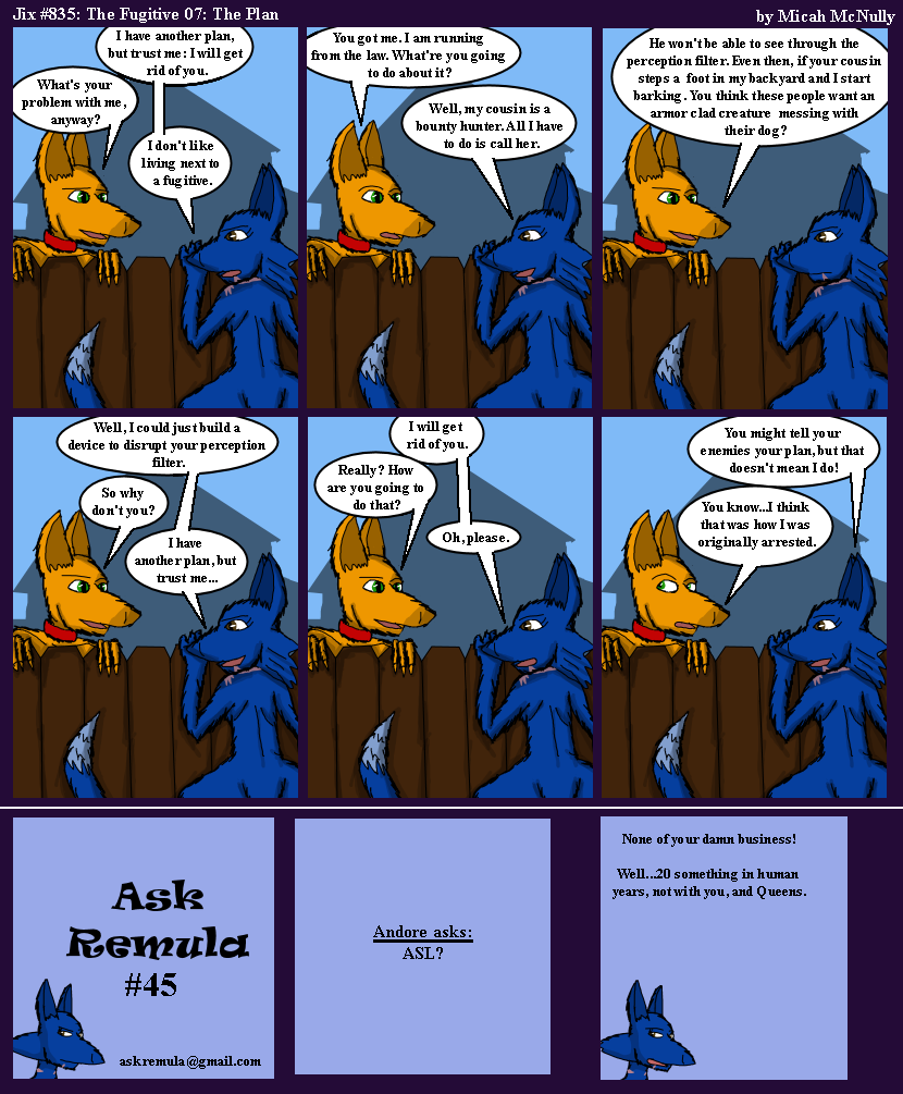 835. The Fugitive 07: The Plan (With Ask Remula 45)